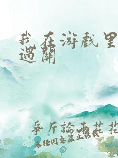 我在游戏里靠挨过关