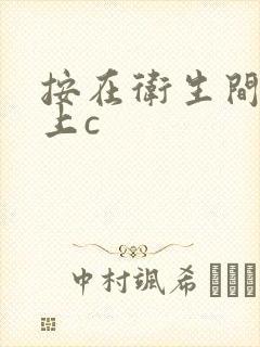 按在卫生间的墙上c