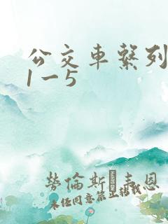 公交车系列合集1一5