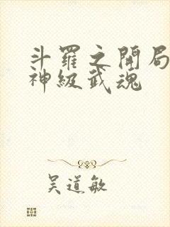 斗罗之开局签到神级武魂