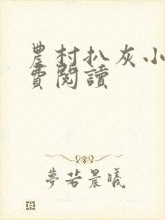 农村扒灰小说免费阅读