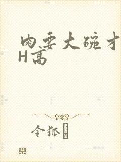 肉要大碗才好吃H高