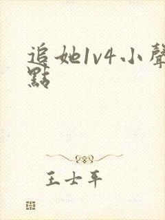 追她1v4小声点