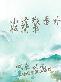 小清欢番外完整版开车