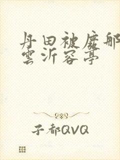 丹田被废那些年云沂容亭