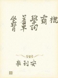 坐着学霸棍子上背单词