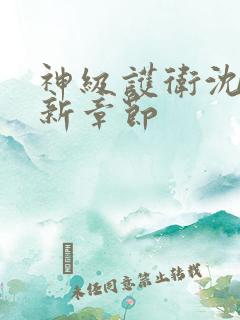 神级护卫沈浪最新章节