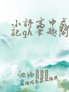 小诗高中成长日记gh笔趣阁