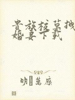 贵族校草拽拽未婚妻下载