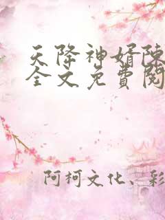 天降神婿陈黄皮全文免费阅读