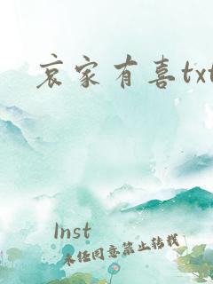 哀家有喜txt