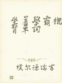 坐着学霸棍子上背单词