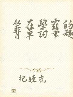 坐在学霸的鸡上背单词笔趣阁