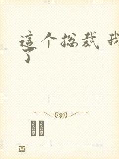 这个总裁 我要了