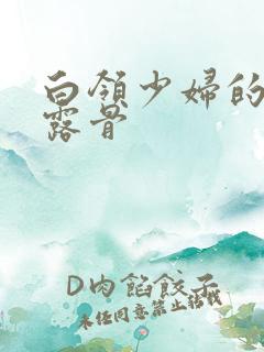 白领少妇的寂寞露骨