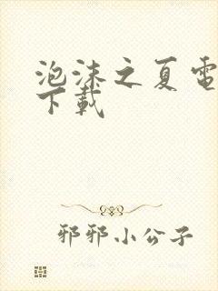 泡沫之夏电视剧下载