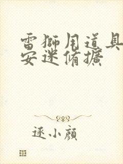 雷狮用道具玩哭安迷修扩