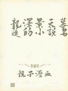 龙泽景天慕容青莲的小说名字