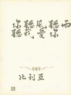 你听风听雨却不听我爱你