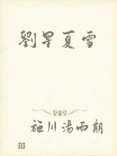 刘星夏雪