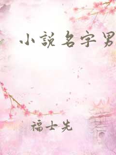 小说名字男生
