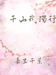 千山我独行