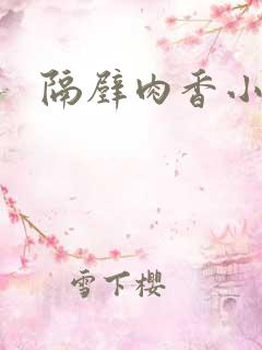 隔壁肉香小说