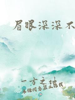 眉眼深深不藏你