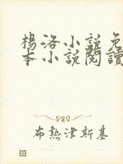 杨洛小说免费全本小说阅读