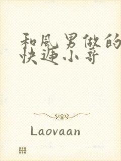 和风男做的顺丰快递小哥