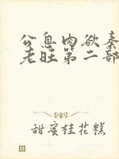 公息肉欲秦芸雨老旺第二部