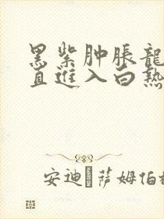 黑紫肿胀龙根直直进入白热