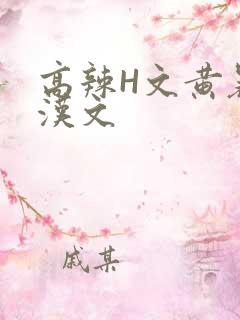 高辣H文黄暴糙汉文