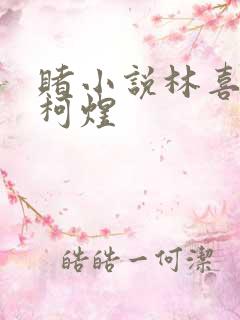 赌小说林喜朝和柯煜