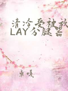 清冷受被放置PLAY分腿器