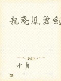龙飞凤舞剑无痕