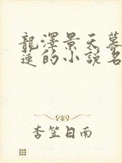 龙泽景天慕容青莲的小说名字