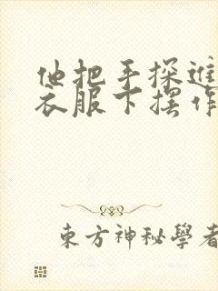 他把手探进我的衣服下摆作文