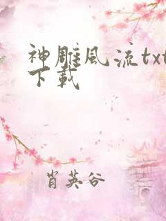 神雕风流txt下载