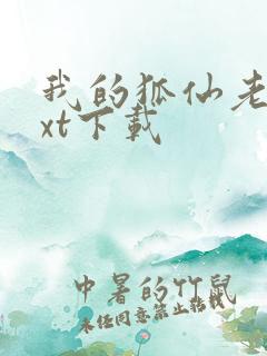 我的狐仙老婆txt下载