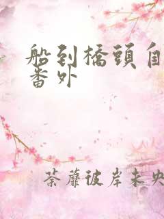 船到桥头自然直番外