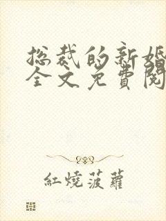 总裁的新婚罪妻全文免费阅读陆晋渊