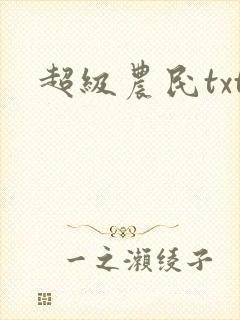 超级农民txt