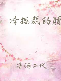 冷总裁的赎罪妻