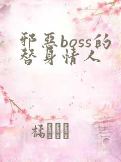邪恶boss的替身情人