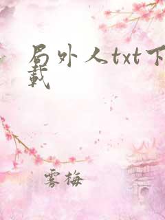 局外人txt下载