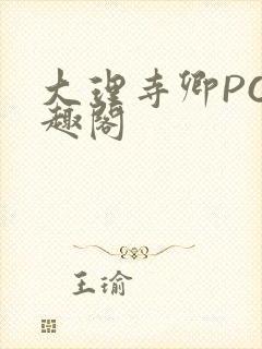 大理寺卿PO笔趣阁