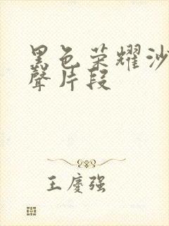 黑色荣耀沙发原声片段