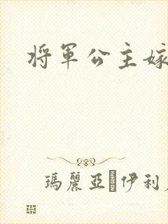 将军公主嫁到