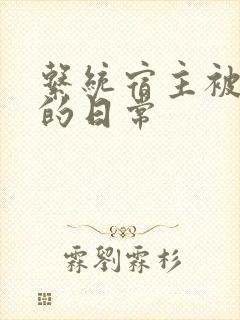 系统宿主被浇灌的日常